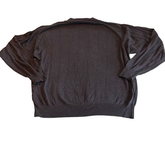 Allora Men's Dark Brown Long Sleeve Rayon Blend Pullover Sweater Size 2XL - runs - Picture 1 of 8